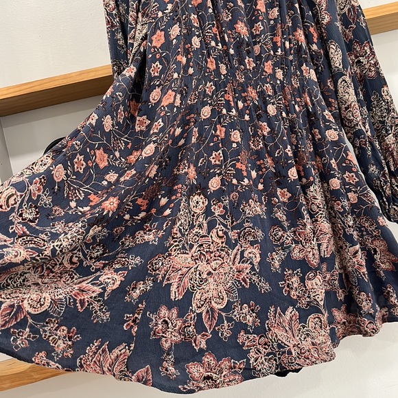 Free People Boho Lucky Loose Swing Mini Dress, Size M - Picture 10 of 16